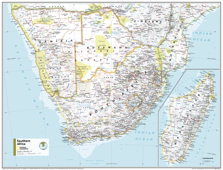 Southern Africa - Atlas of the World, 11th Edition
