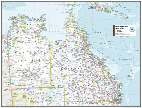 Northeastern Australia - Atlas of the World, 11th Edition - Compact