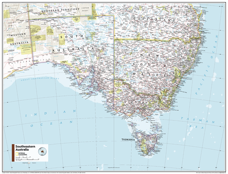 Southeastern Australia - Atlas of the World, 11th Edition - Compact