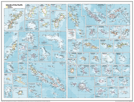 Islands of the Pacific - Atlas of the World, 11th Edition - Compact