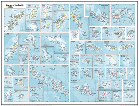Islands of the Pacific - Atlas of the World, 11th Edition