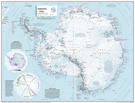 Antarctica Political - Atlas of the World, 11th Edition - Compact