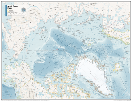 Arctic Ocean Floor - Atlas of the World, 11th Edition