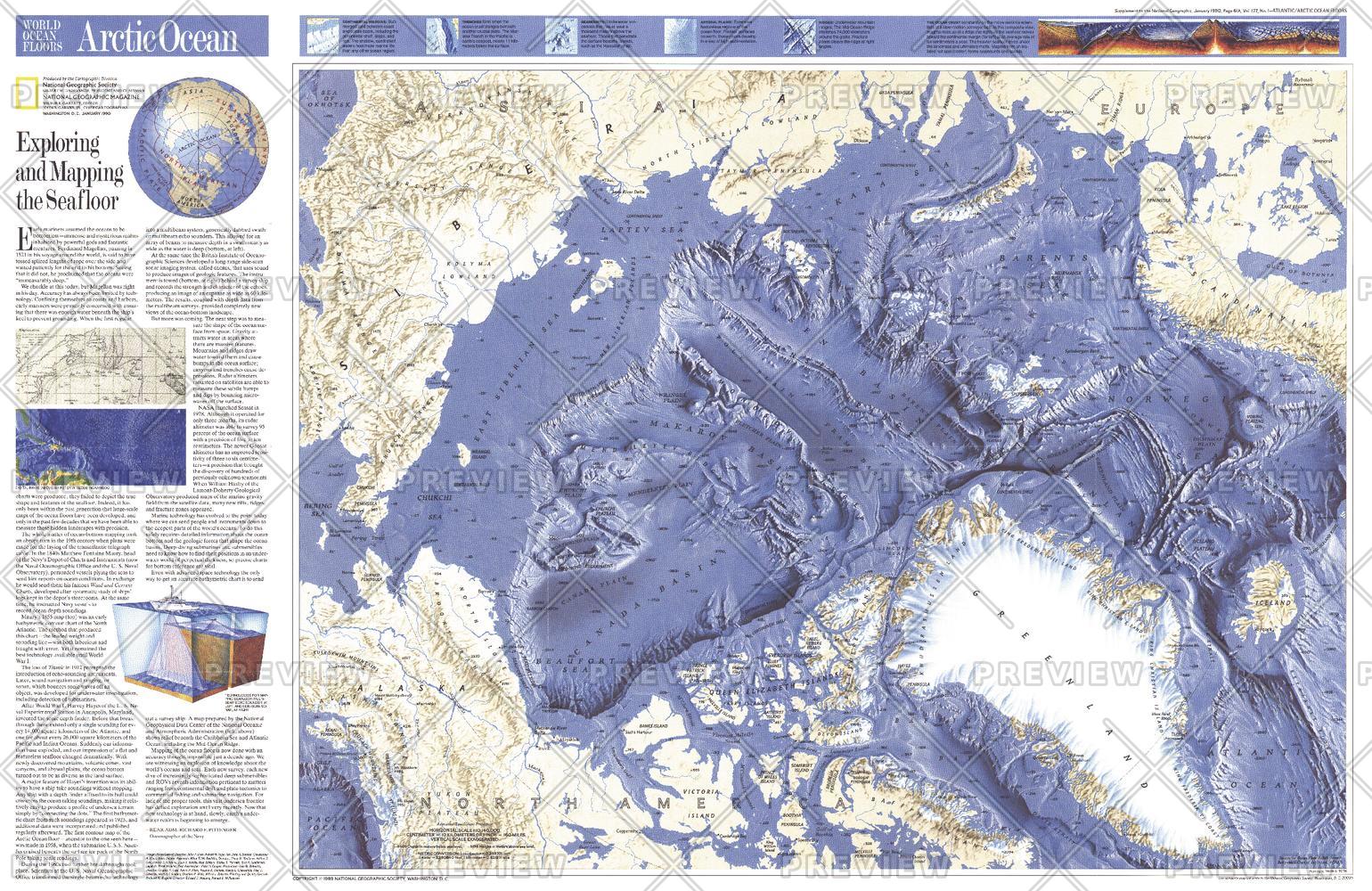 World Ocean Floors Arctic Ocean Global Mapping Uk Com