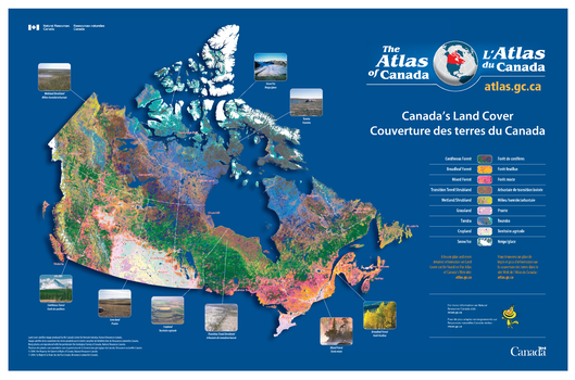 Canada's Land Cover / Couverture des terres du Canada