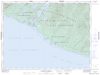 Carmanah Creek - 92 C/10 - British Columbia