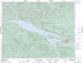 Cowichan Lake - 92 C/16 - British Columbia