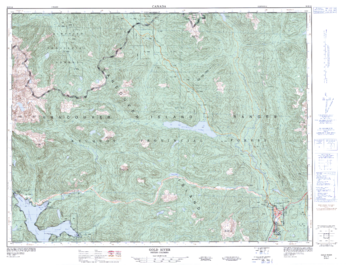Gold River - 92 E/16 - British Columbia