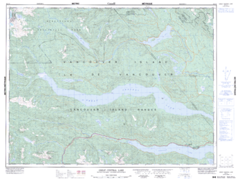 Great Central Lake - 92 F/6 - British Columbia