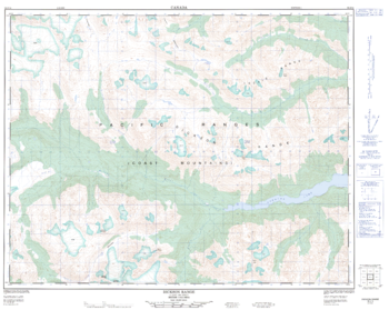 Dickson Range - 92 J/14 - British Columbia