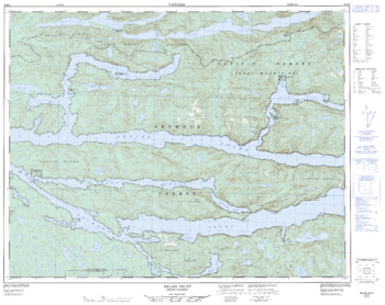 Belize Inlet - 92 M/3 - British Columbia