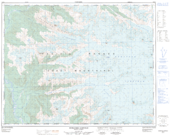 Homathko Icefield - 92 N/2 - British Columbia