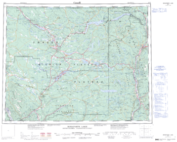 Bonaparte Lake - 92 P - British Columbia