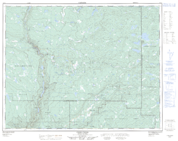 Criss Creek - 92 P/2 - British Columbia