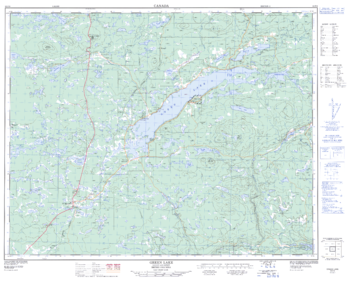 Green Lake - 92 P/6 - British Columbia