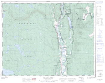 Chu Chua Creek - 92 P/8 - British Columbia