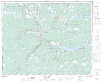 100 Mile House - 92 P/11 - British Columbia