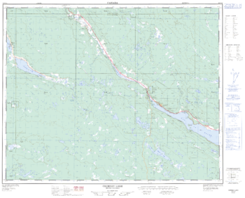 Chimney Lake - 92 P/13 - British Columbia