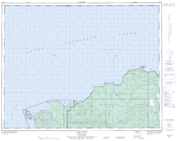 Cape Scott - 102 I/16 - British Columbia