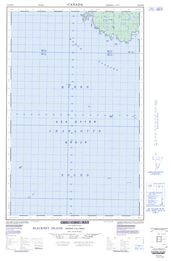 Blackney Island - 109 P/8 E - British Columbia