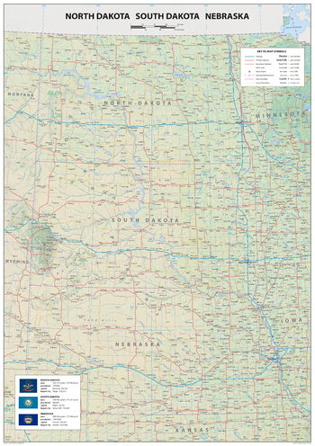 North Dakota South Dakota Nebraska