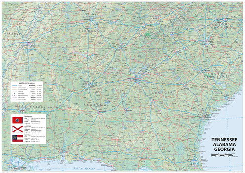 Tennessee Alabama Georgia
