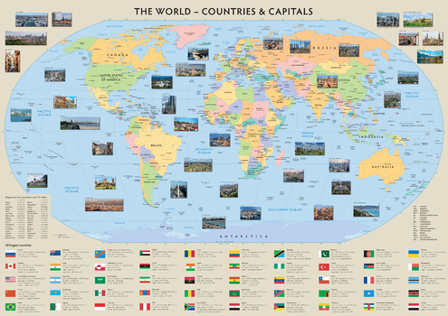 The World - Countries and Capitals