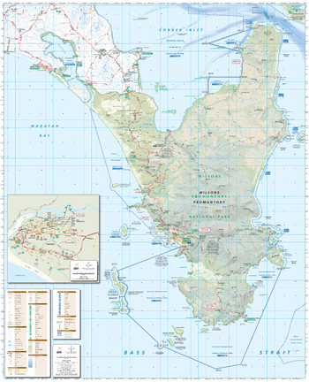 Wilsons Promontory, Victoria Topographic Map