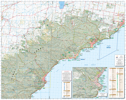 Otways East: Surfcoast, Victoria Topographic Map