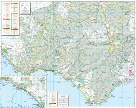 Otways West: Shipwreck Coast, Victoria Topographic Map