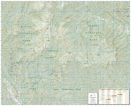 Tali Karng - Moroka, Victoria Topographic Map