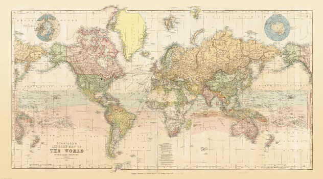 Stanford's Library Map of the World (1879)