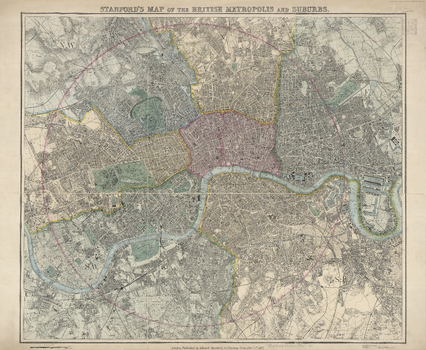 Stanford's Map of the British Metropolis (1877)