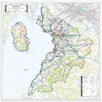 County Map of Ayrshire