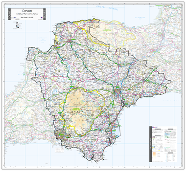 County Map of Devon