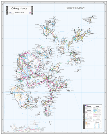 County Map of Orkney