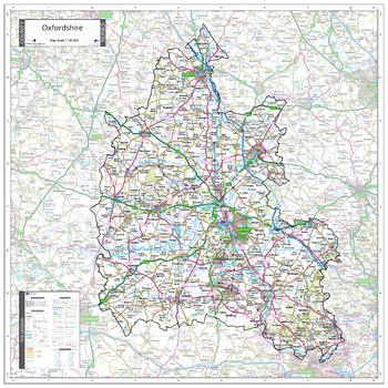 County Map of Oxfordshire
