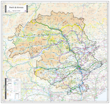 County Map of Perth & Kinross