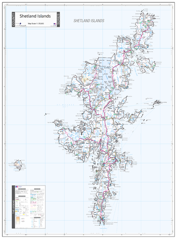 County Map of Shetland