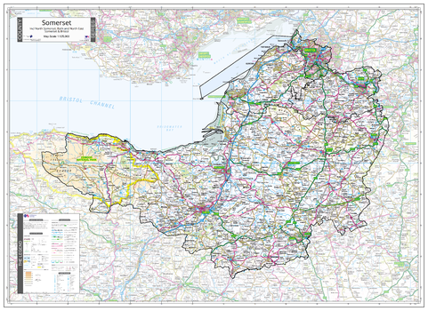 County Map of Somerset