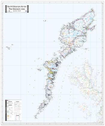 County Map of Western Isles