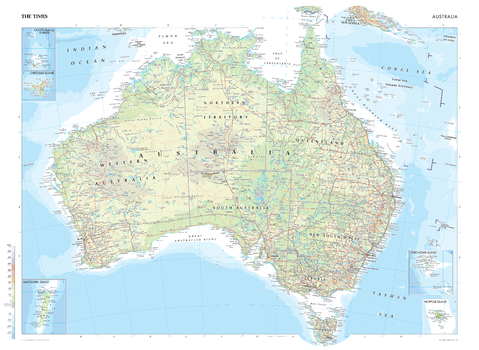 The Times Map of Australia