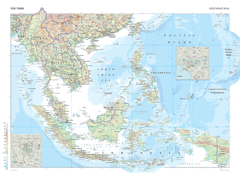 The Times Map of Asia (Southeast)