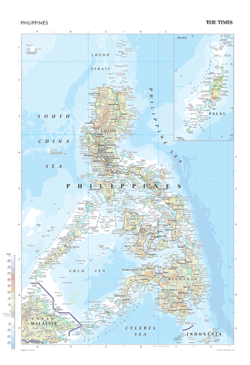 The Times Map of Philippines