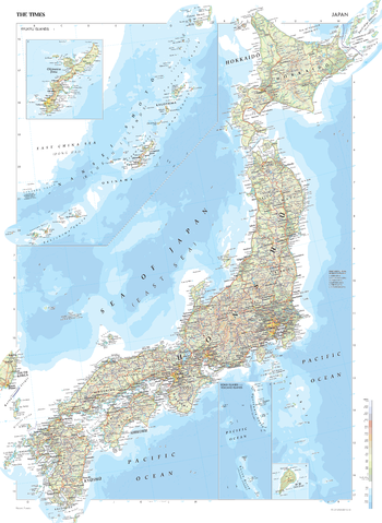 The Times Map of Japan