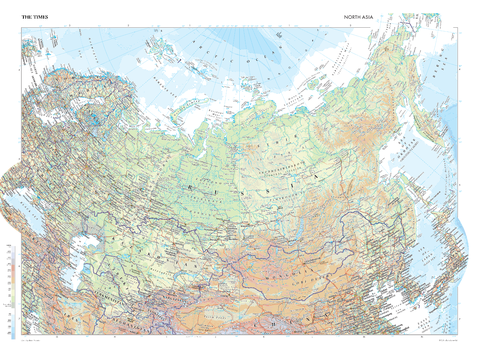 The Times Map of North Asia