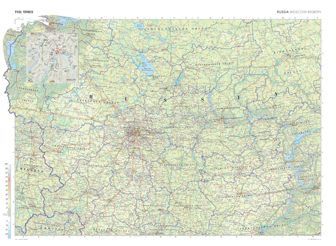 The Times Map of Russia: Moscow
