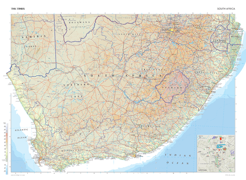 The Times Map of South Africa