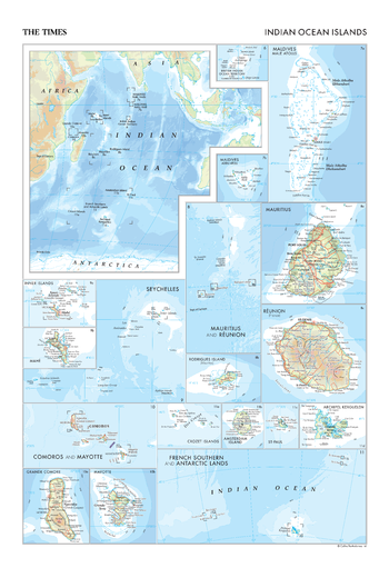 The Times Map of the Indian Ocean Islands