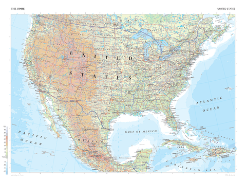 The Times Map of the United States